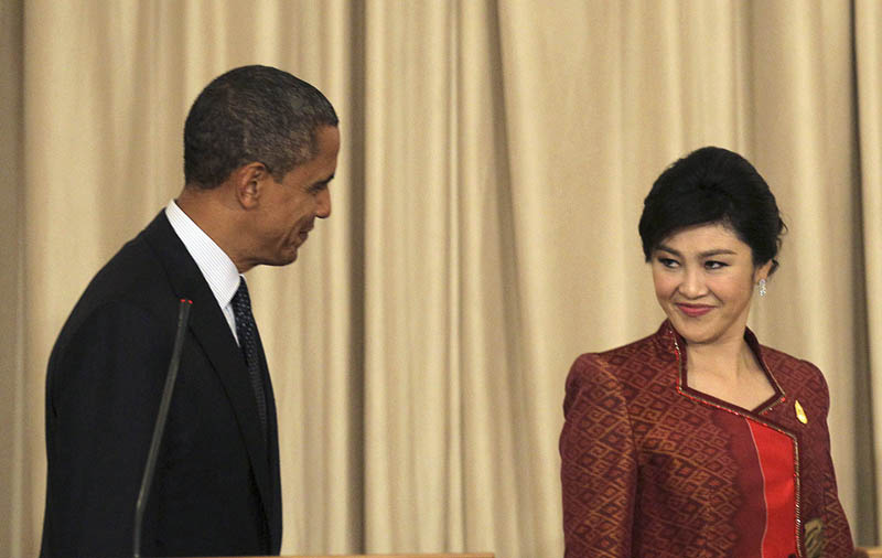 Barack Obama, Yingluck Shinawatra Barack Obama, Yingluck Shinawatra